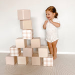 Gingham Foam Blocks